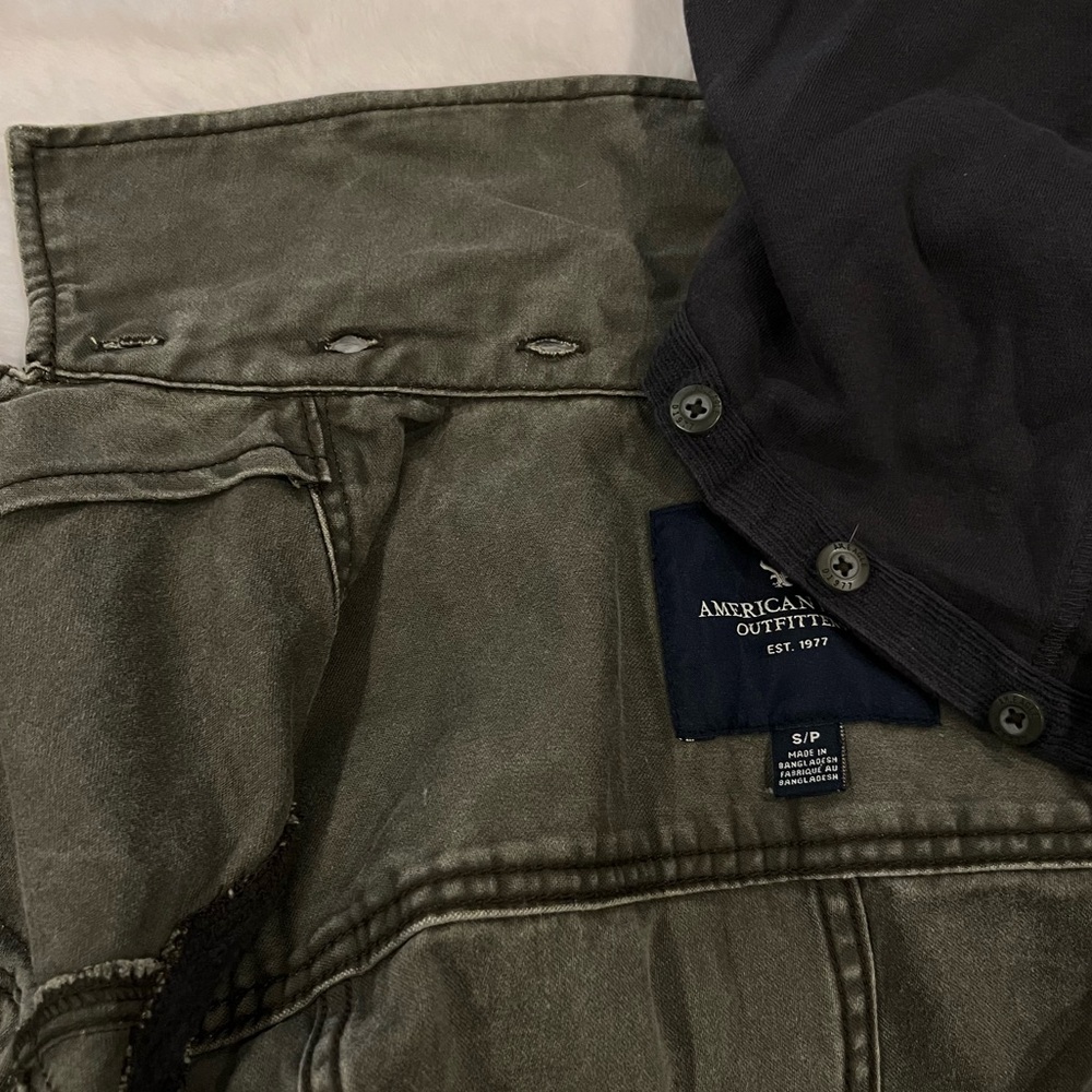 American Eagle Hooded Twill Jacket - Picture 6 of 7